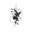 Handmade Plants & Flowers Iron Wall Decor