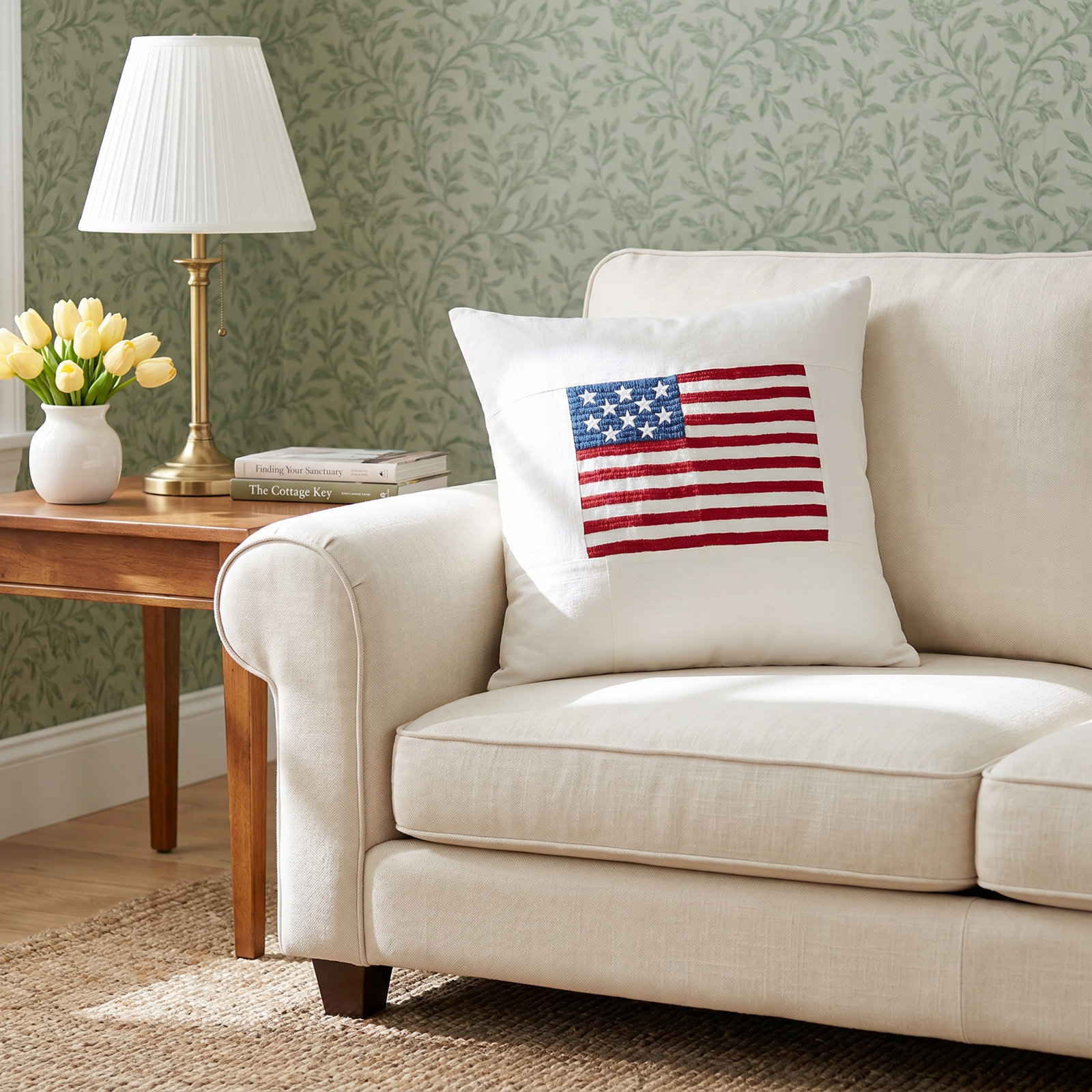 Sintra 21" x 21" Linen Throw Pillow