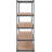 Mariapaula Steel Adjustable Shelving Unit-1118290393