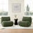 Nita 33'' Swivel Upholstered Accent Chair-115747930