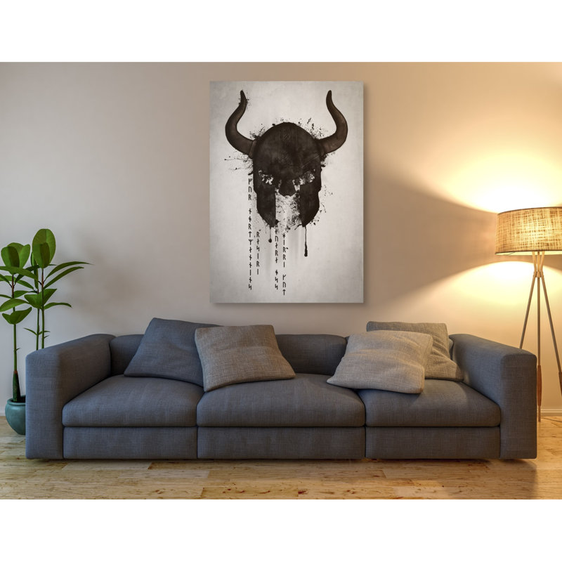 Art mural sur toile, "Northmen" par Nicklas Gustafsson, H 60 po x l 40 po
