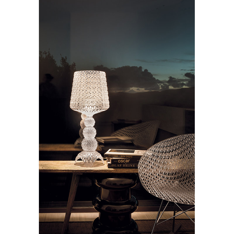 Kabuki LED Table Lamp, Crystal
