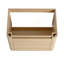 Meuble-lavabo mural avec lavabo en céramique blanche et tablettes de rangement et 2 portes à fermeture en douceur, emballage KD-373694822