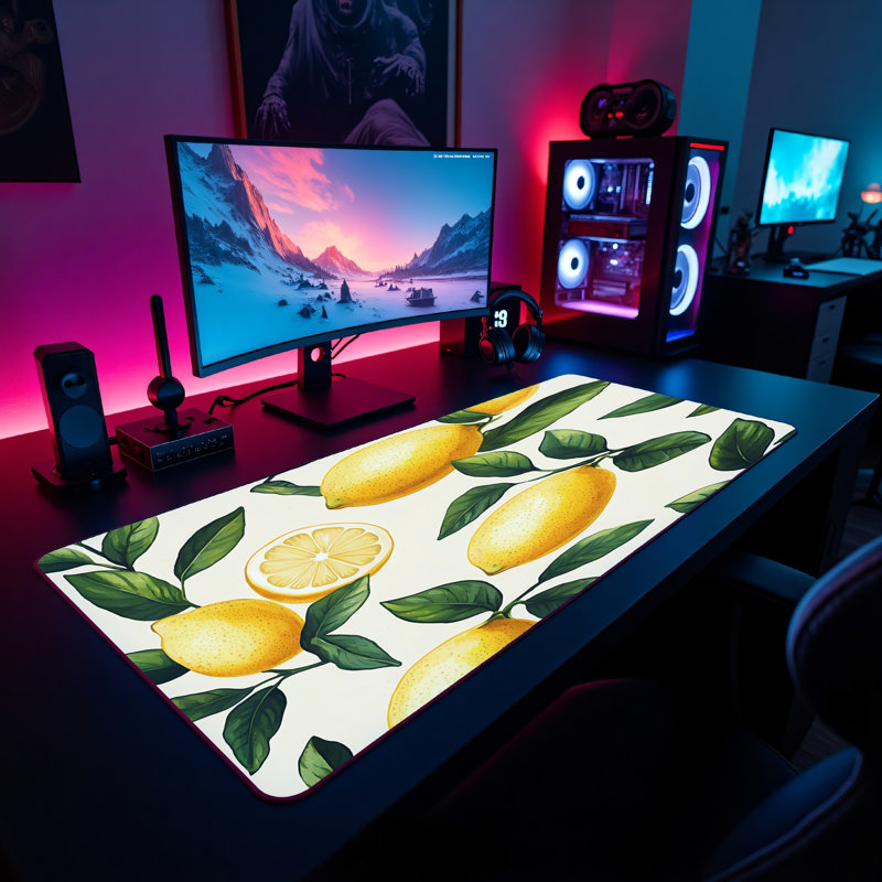Polyester Desk Pad, 31.5x15.5