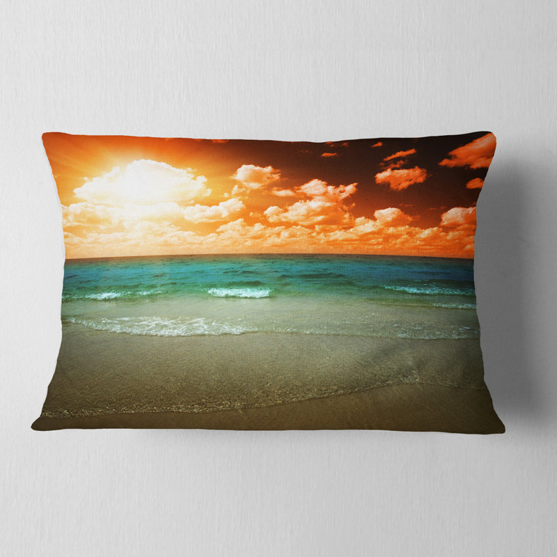 Coussin Seascape, Rectangulaire, 12 po x 20 po