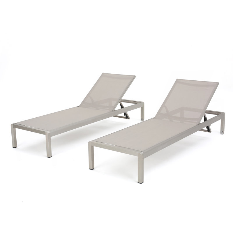 Patio Chaise Lounge (Mp2), Beige