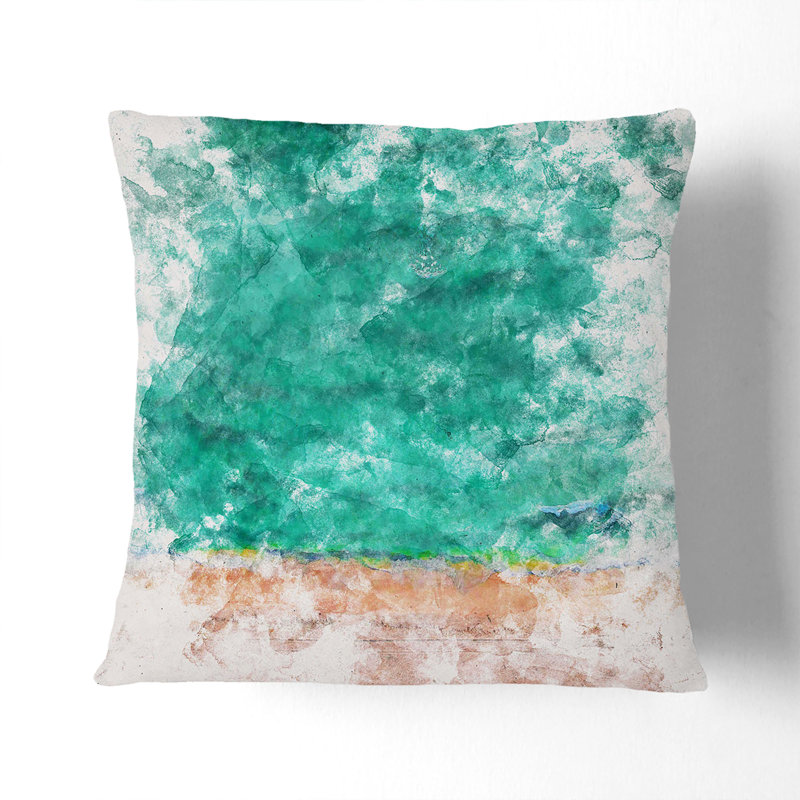 Abstract Square Throw Cushion, 55cm H x 55cm W x 20cm D