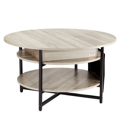 Hokku Designs Lift Top Coffee Table 35.3"" Round Coffee Table for Living Room -  D505C820C7F24FD8A31A5D777B1FF815