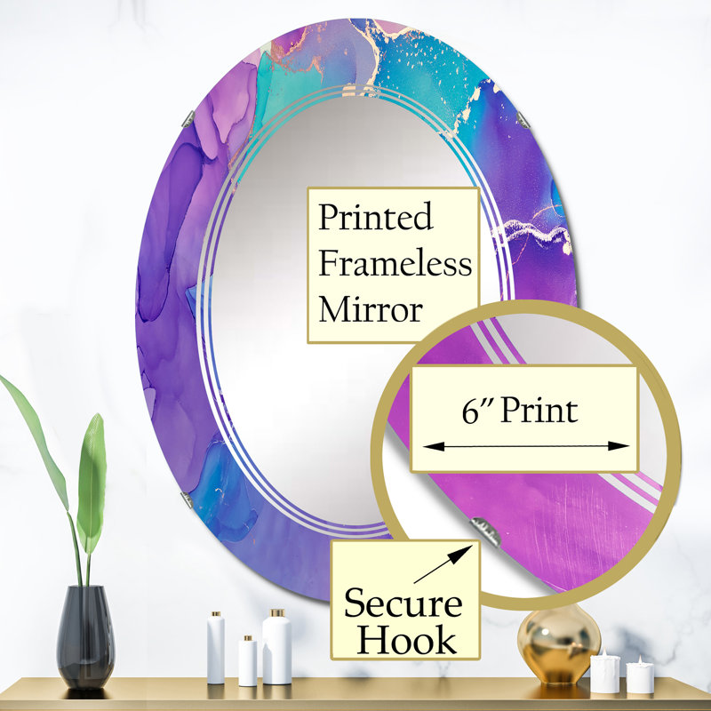 Oval Mirror, 36" x 24"