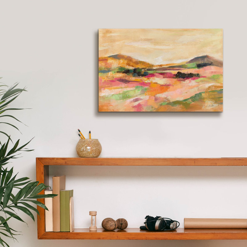  «California Bloom» par Silvia Vassileva, art mural sur toile, 18 po x 12 po, H 12 po x l 18 po
