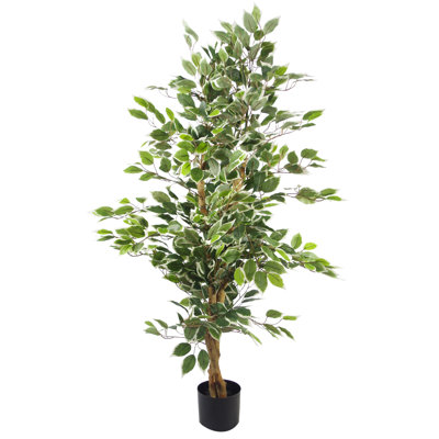 130cm Faux Ficus Tree in Pot Liner