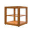 15 po Vitrine carrée en bois Artisan-124432706