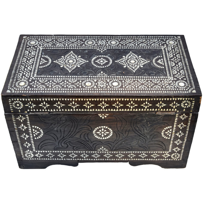 Late 19th Century Moorish-patterned Mother-of-pearl Chest
