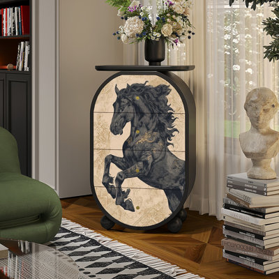 Armoire décorative à tiroirs de luxe de style italien