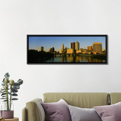 " High Angle View Of Buildings At The Waterfront, Columbus, Ohio, USA " by Panoramic Images