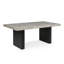 Ensemble de salle à manger 5 pièces Table de salle à manger grise patinée-1902300736