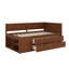 Lit de jour simple avec tiroirs et tablettes-905799285