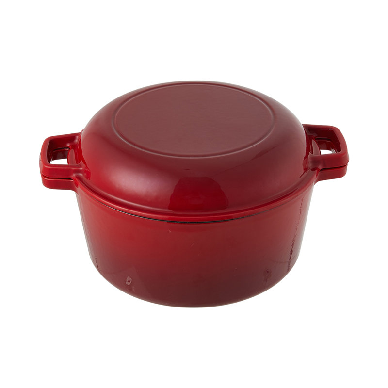 4.5L Enameled Cast Iron Multi-Functional Dutch Oven