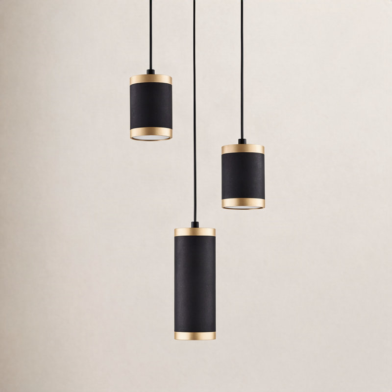 Luminaire suspendu 3 lumières DEL Lynnasia