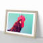 Geometric Rooster in Abstract - Framed Print-55726913-55726915