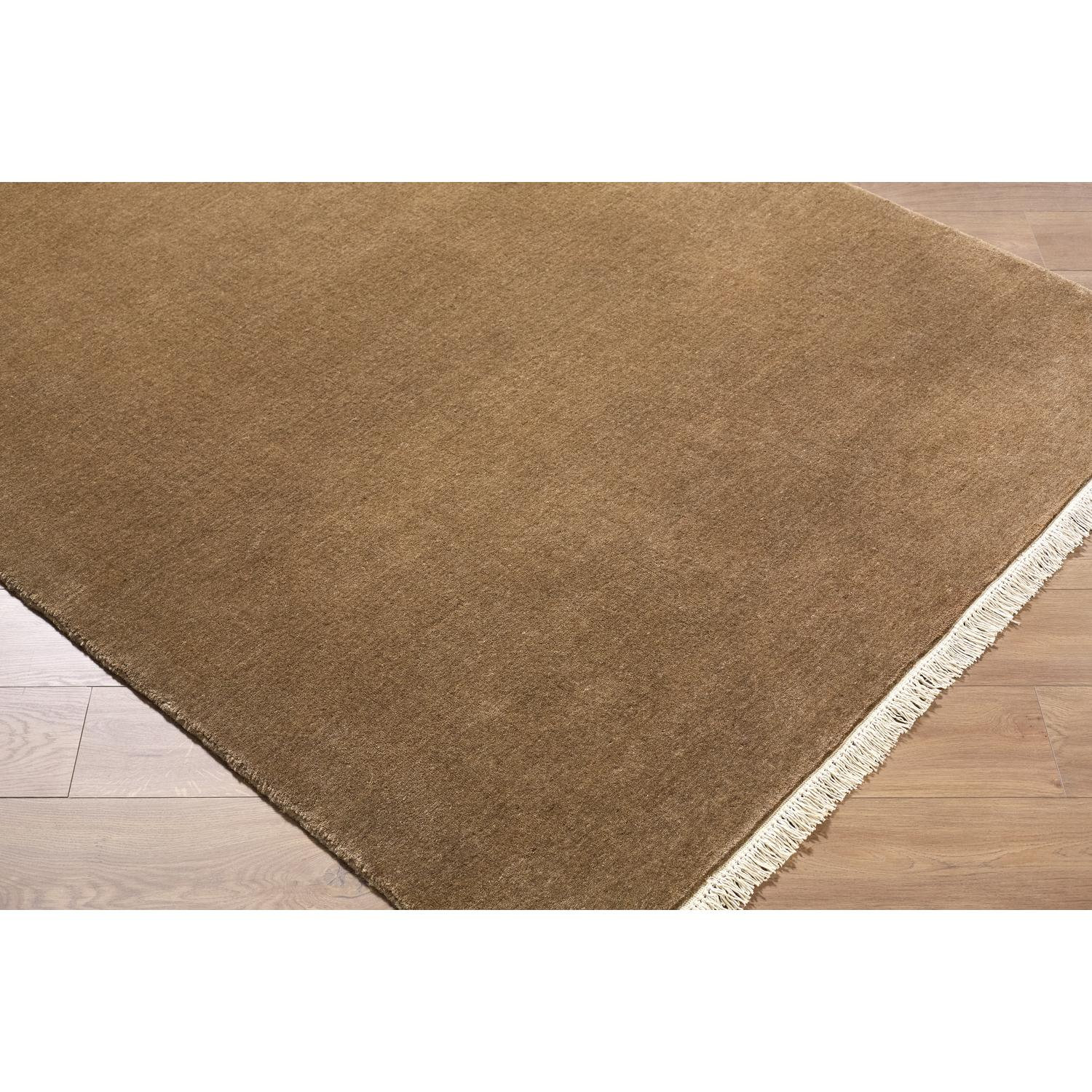 Clio Hand-Loomed Charcoal Wool Rug, Rectangle 2'6" x 8'