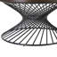 Garin Round Coffee Table in Walnut