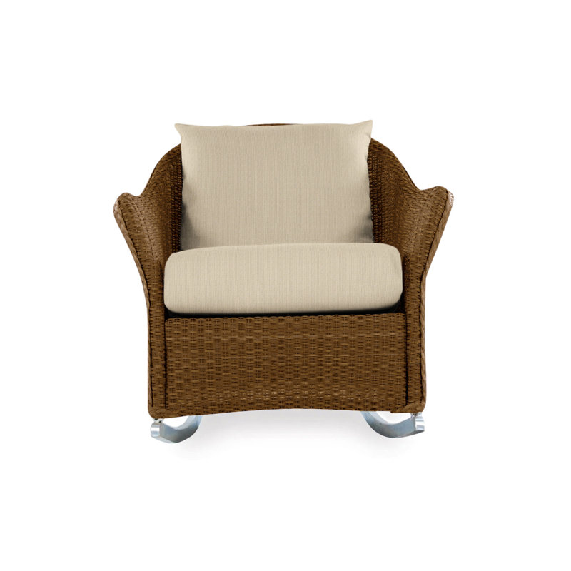 Weekend Retreat Outdoor Rocker Chair, Loveboat Mint, Bark