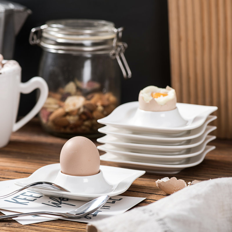  Porcelain Egg Cups Holder ,