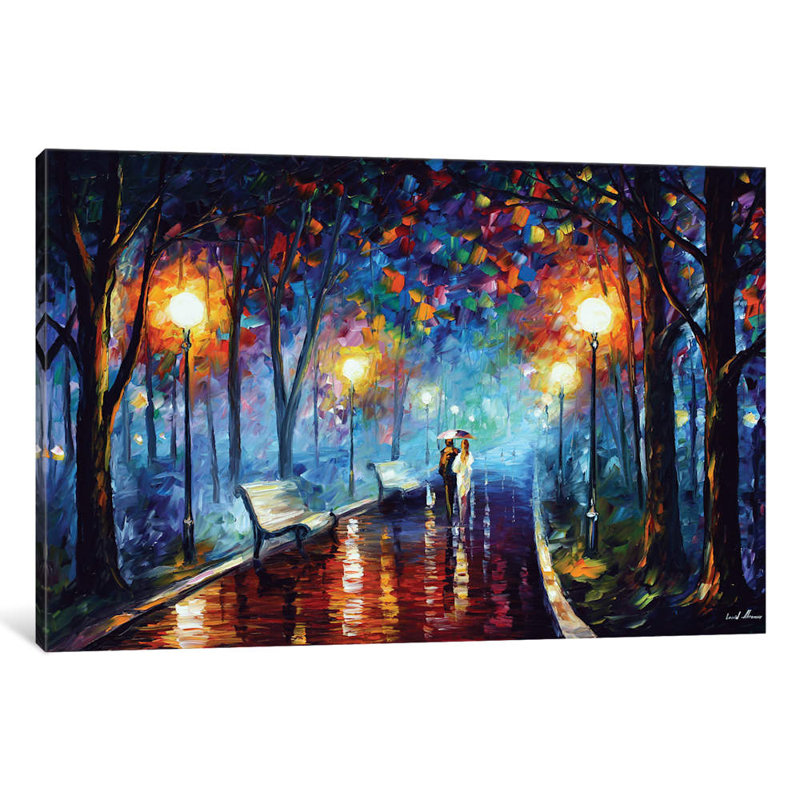 Misty Mood by Leonid Afremov - Wrapped Canvas Painting, 66.04 cm H x 45.72 cm W x 1.91 cm D