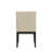 Gabrila Upholstered Side Chair in Beige and Black (Set of 2)