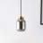 1 - Light Smoke Gray Jar Pendant