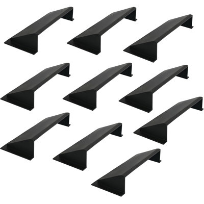 PACK of 10 Solid Metal Deflector 4"x10" Unbreakable Cast Aluminum | Air & Heat Diverter