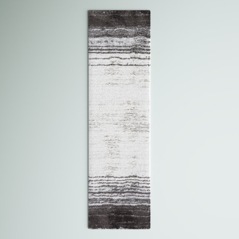 Omaury Performance Abstract Rug, Runner 2'3" x 8'