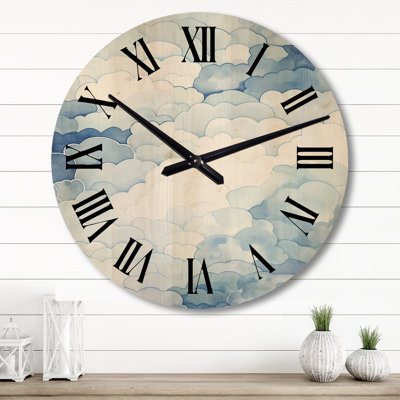 Toppenish Solid Wood Wall Clock