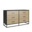 Commode 6 tiroirs l 53,62 po Kelly
