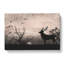 Stag Deer with Birds - Wrapped Canvas-56643527