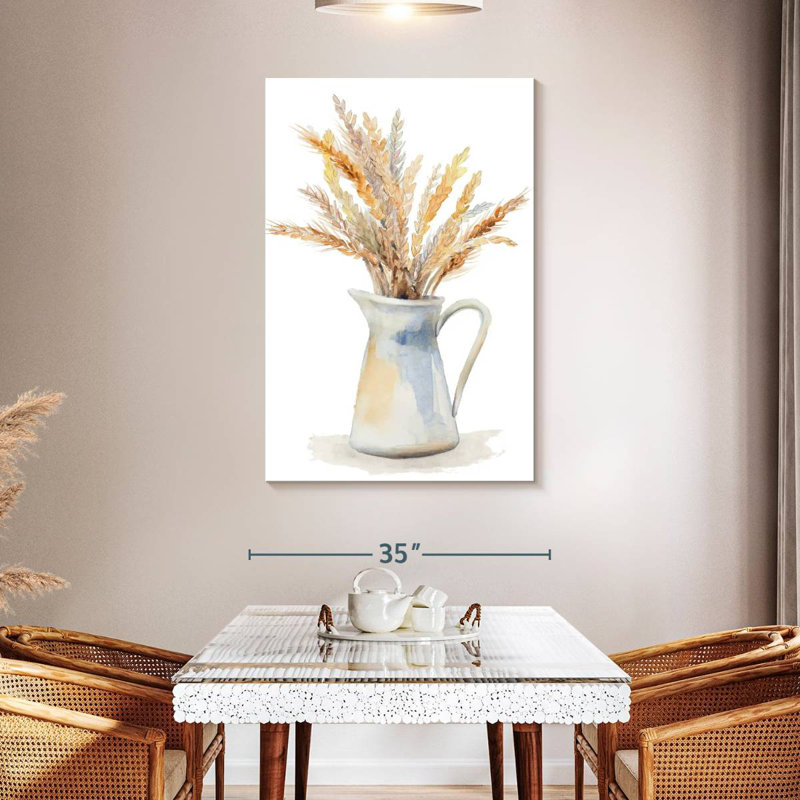 Harnek Wheat In Pitcher, 48" H x 32" W