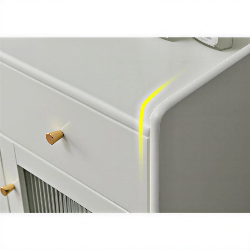 Vitrine murale moderne minimaliste, Blanc