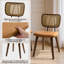 Chaise d'appoint rembourrée en similicuir et finition en bois de noyer-1524174594-1539605113