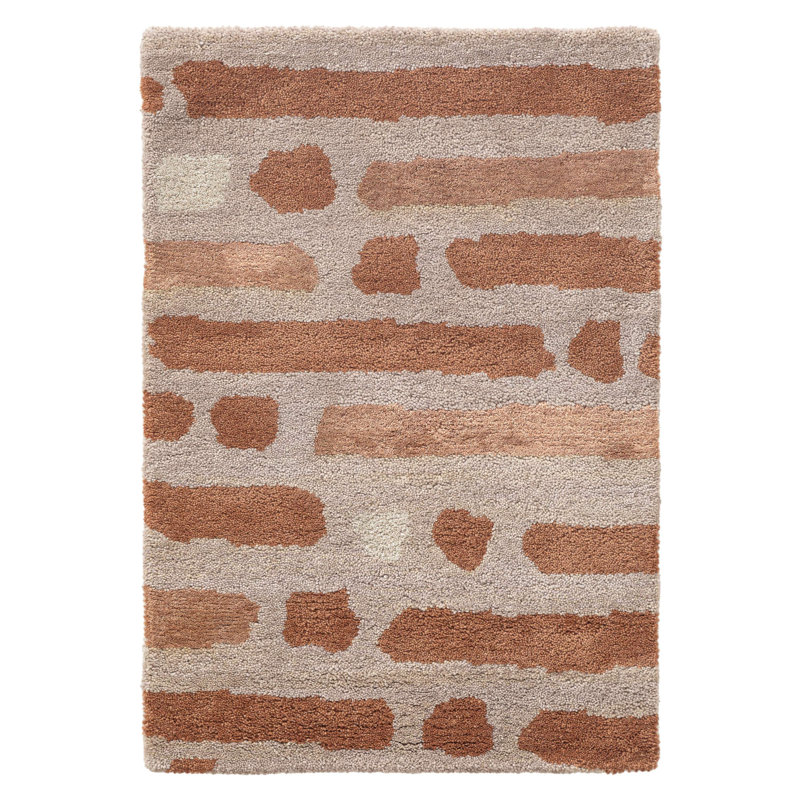 Hand Tufted Wool Brushstroke Indoor Area Rug, Rectangle 2' x 3'