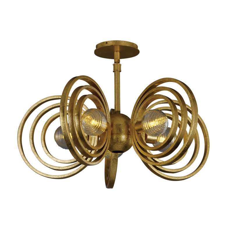 Frequency 6 - Light Chandelier, Gold