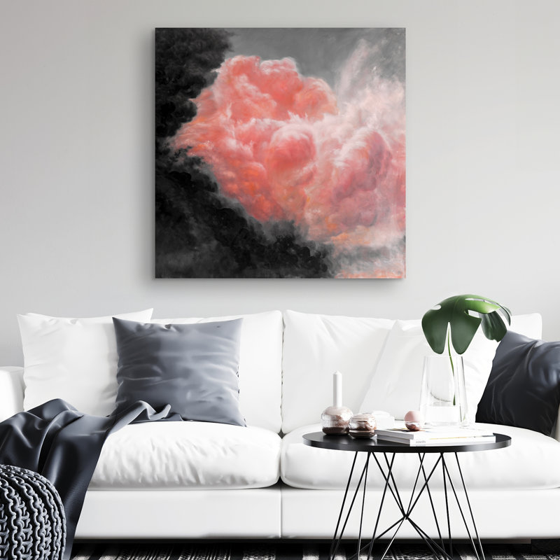 Dark clouds - 32"x32" art on canvas