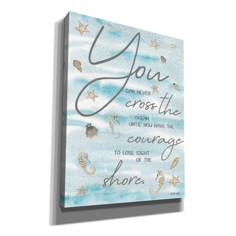 «You Can Never ...» par Cindy Jacobs, art mural sur toile, H 34 po x l 26 po x P 1,5 po