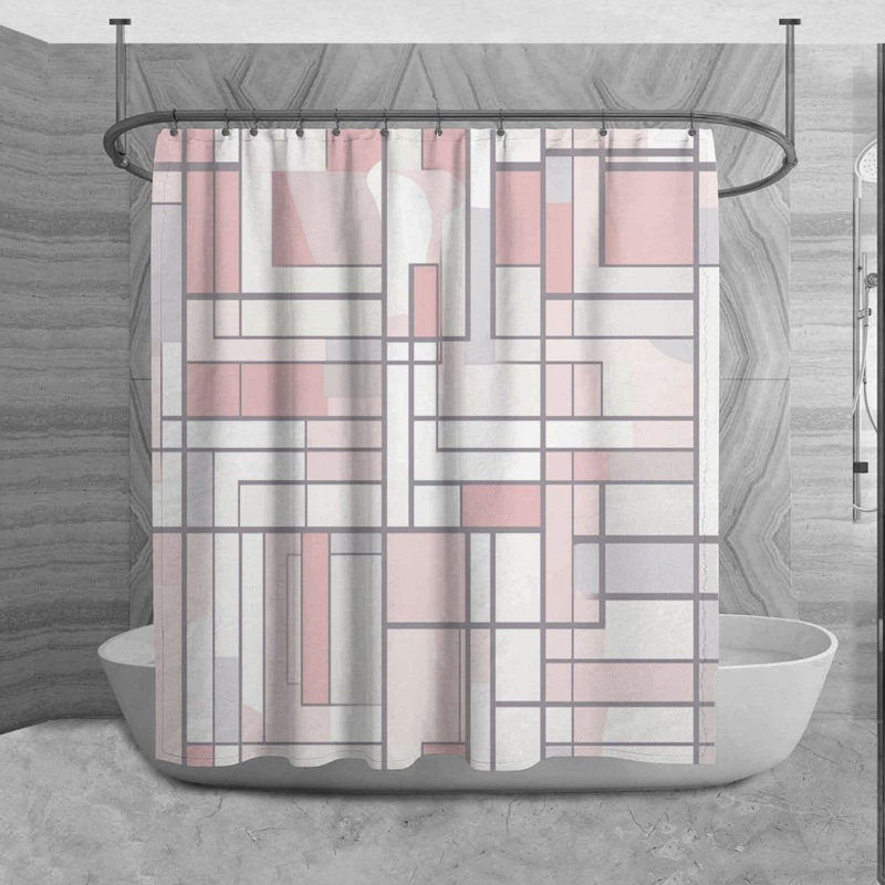 Tapis de bain Mondrian, H 73 po x l 70 po