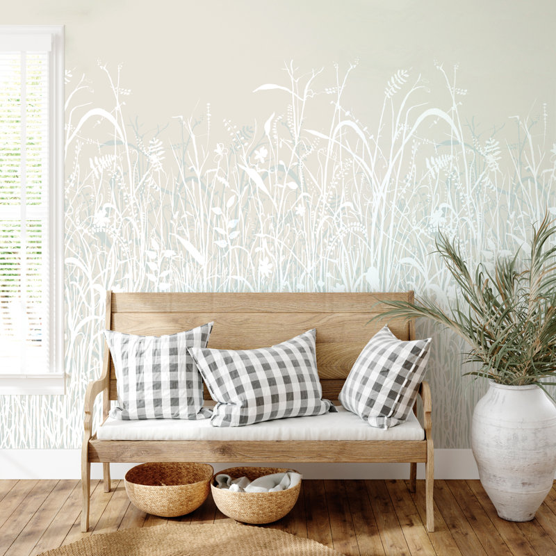 Jadziah 108" L x 78" W Peel and Stick Wall Mural
