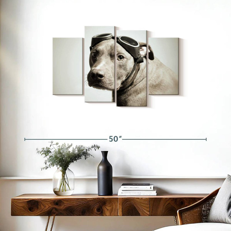 Brampt Aviator Pit Bull, 22" H x 36" W