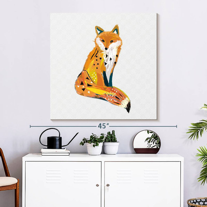 Crowle Trickster Fox, 33" H x 33" W