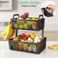 Bols à fruits pour comptoir de cuisine avec supports à bananes - Support à fruits amovible en métal