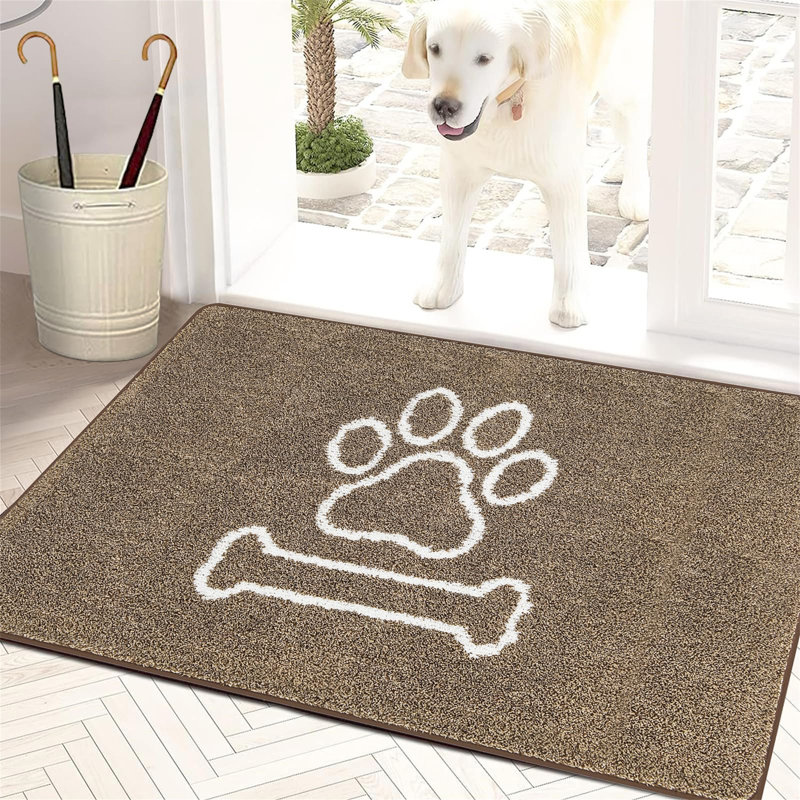 Waldoboro Non-Slip Doormat, Brown, 90cm W x 60cm L