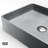 Tarragona Gothic 19" L x 14" W x 4" H Gray Concreto Stone Handmade Rectangular Vessel Bathroom Sink